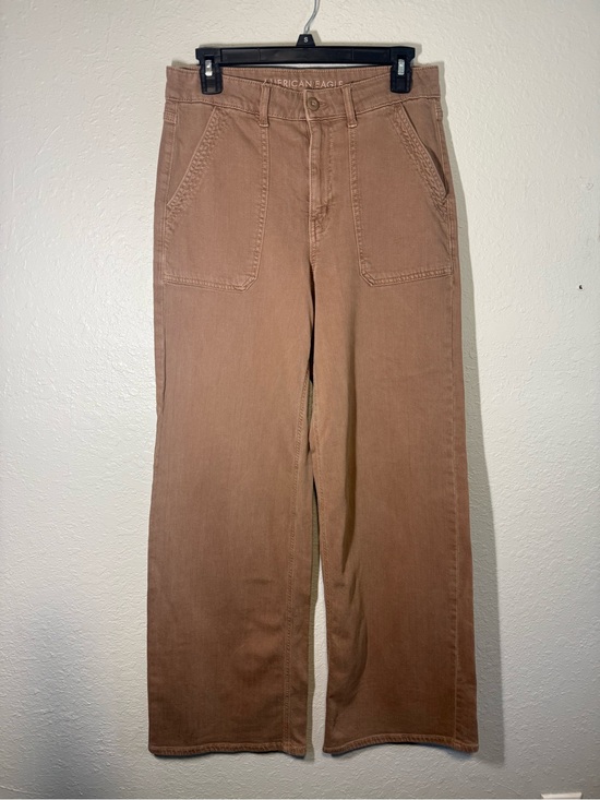 American Eagle Outfitters Denim - American Eagle Outfitters Women's Brown Wide-Leg Flare Jeans